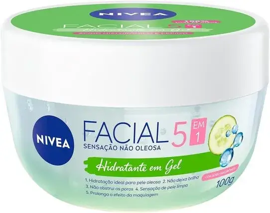 NIVEA Hidratante Facial em Gel 5 em 1